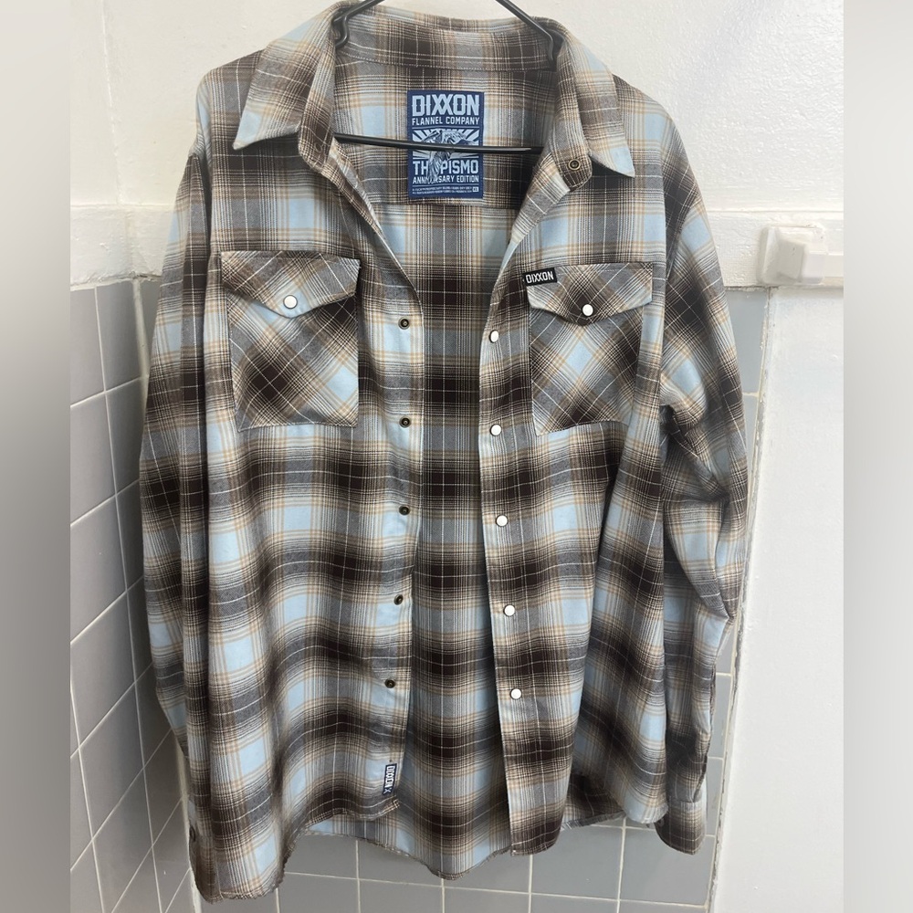 Dixxon Blue and Brown Flannel